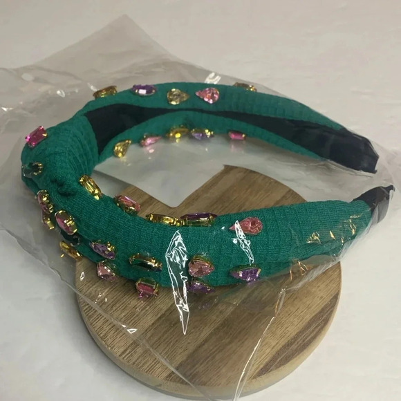 Bedazzled Knot Headband 2” New - Picture 2 of 7